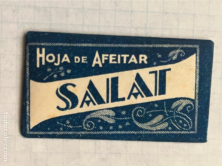 Antig&uuml;edades: Hoja de afeitar - Salat - con cuchilla - Foto 1