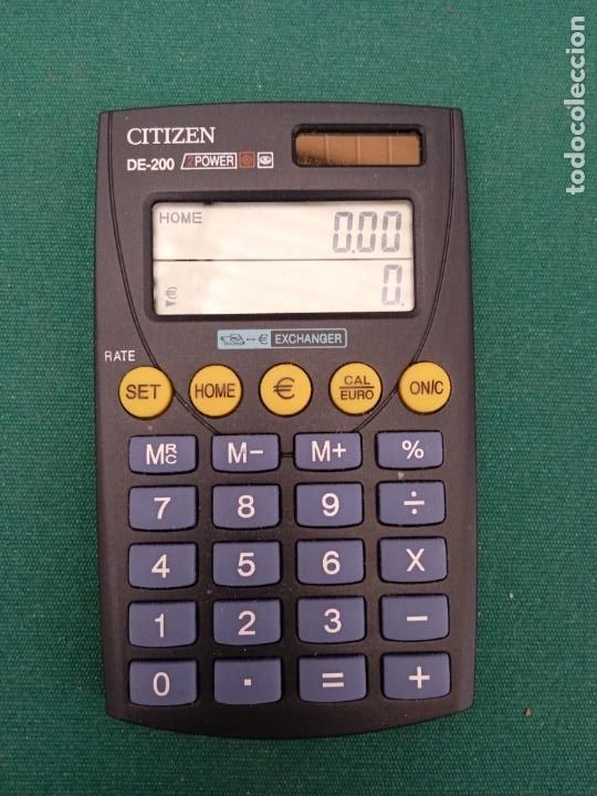 Antig&uuml;edades: CALCULADORA/CONVERSOR - CITIZEN DE-200 - Foto 1
