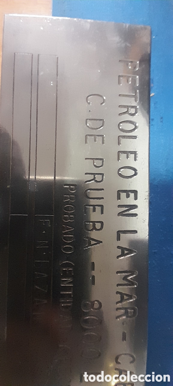 Antig&uuml;edades: Placa original de la Fragata Baleares - Foto 3