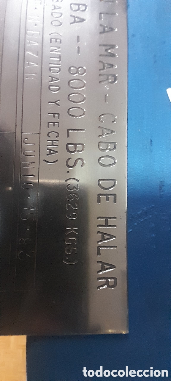 Antig&uuml;edades: Placa original de la Fragata Baleares - Foto 4