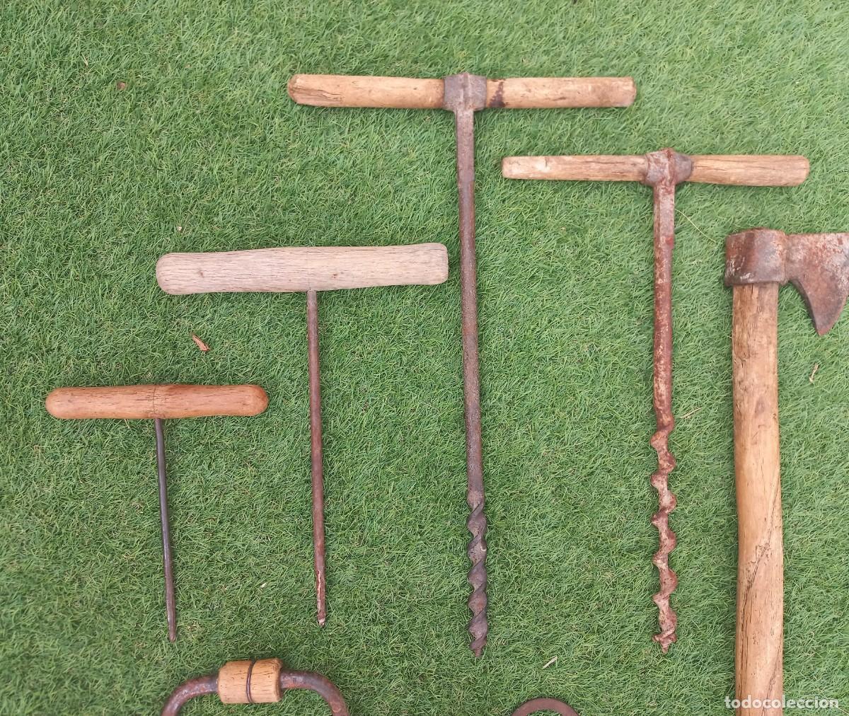 Antig&uuml;edades: LOTE ANTIGUAS HERRAMIENTAS CARPINTERO , CARPINTERIA - Foto 2