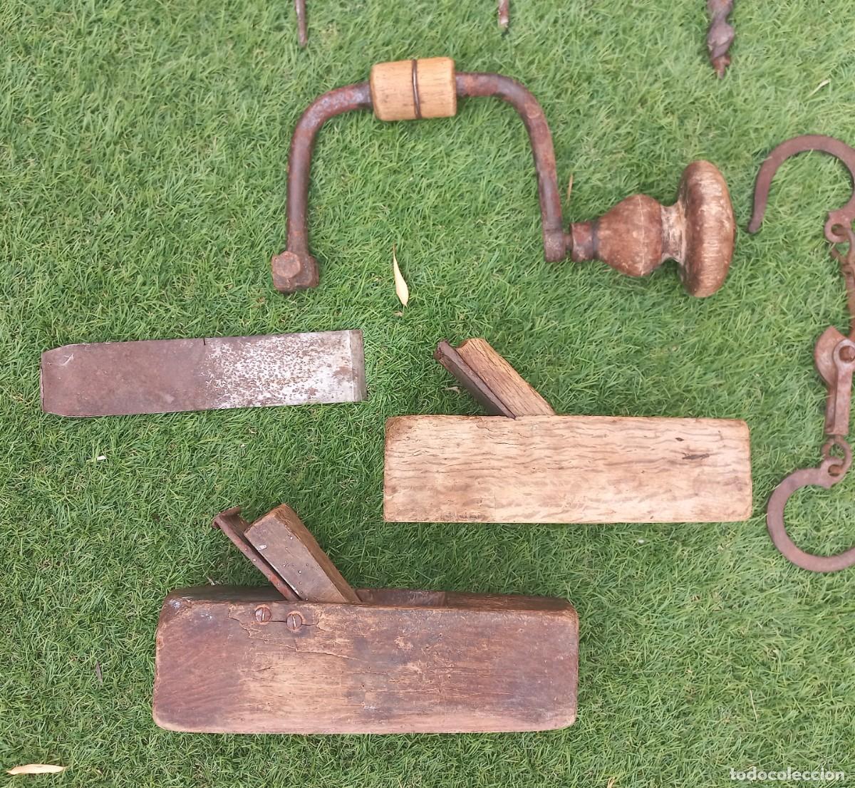 Antig&uuml;edades: LOTE ANTIGUAS HERRAMIENTAS CARPINTERO , CARPINTERIA - Foto 5