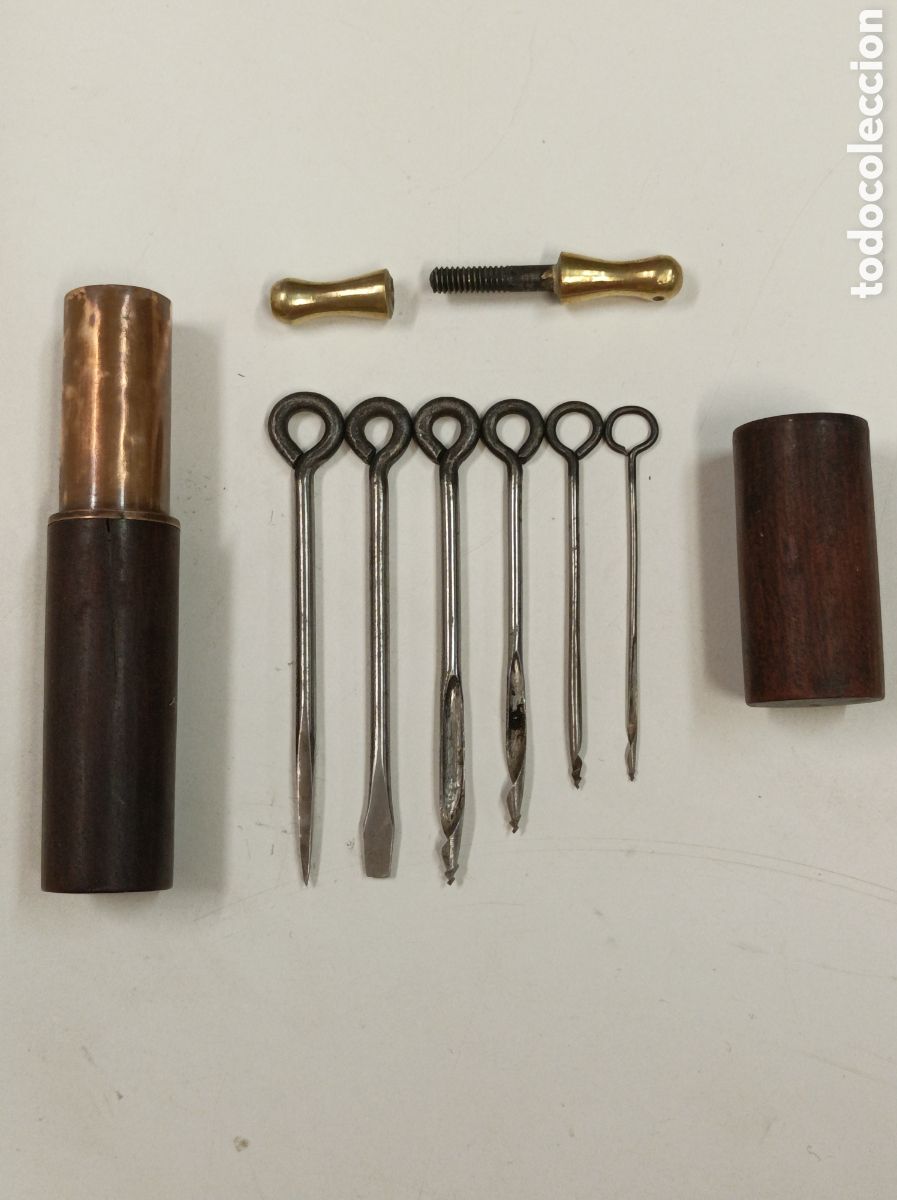 Antig&uuml;edades: Estuche herramientas carpintero ebanista - Foto 2