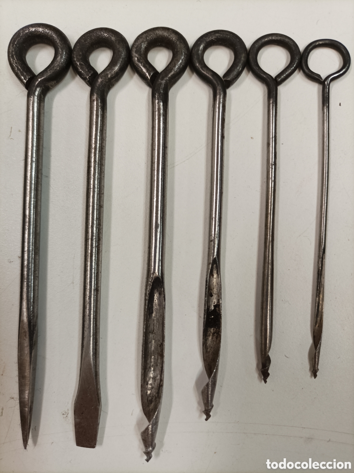 Antig&uuml;edades: Estuche herramientas carpintero ebanista - Foto 3