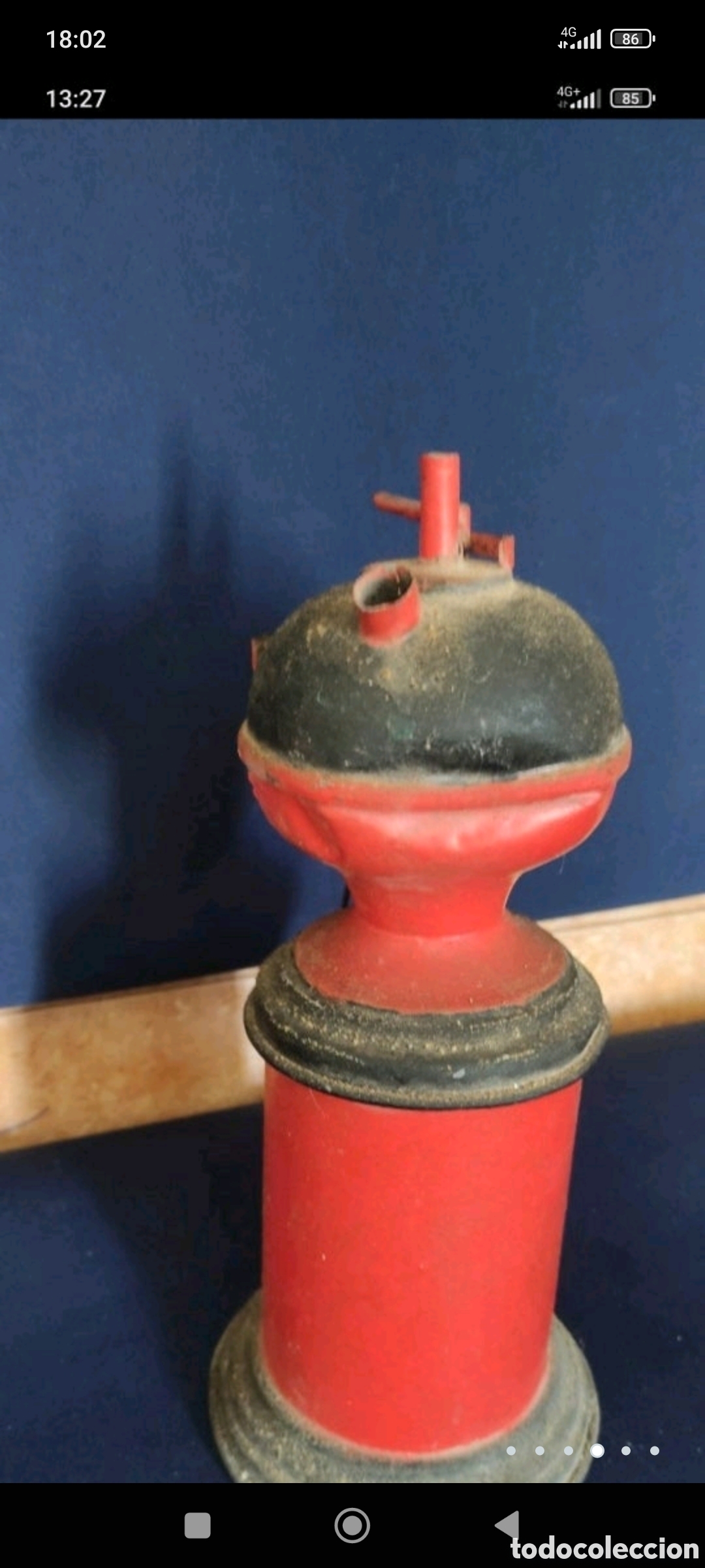 Antig&uuml;edades: ANTIGUA LAMPARA DE CARBURO - Foto 2