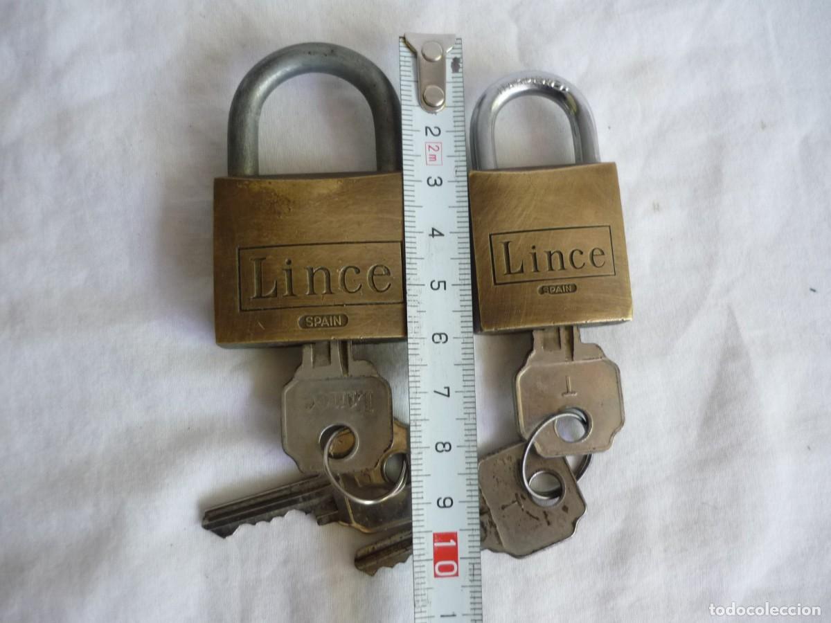 Antig&uuml;edades: 2 candados Lince con 2 llaves cada uno - Foto 2