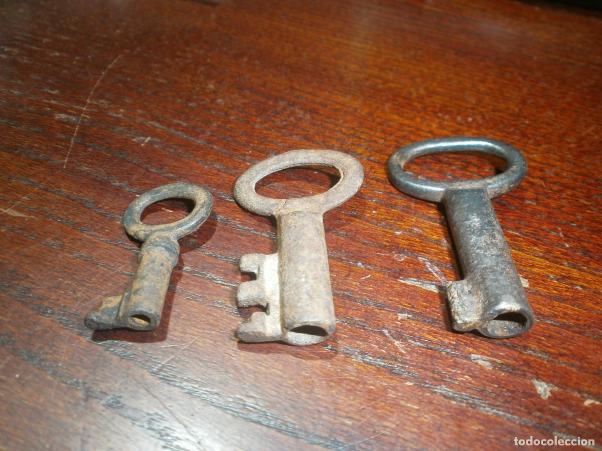 lote de 4 llaves antiguas -l5- - Compra venta en todocoleccion