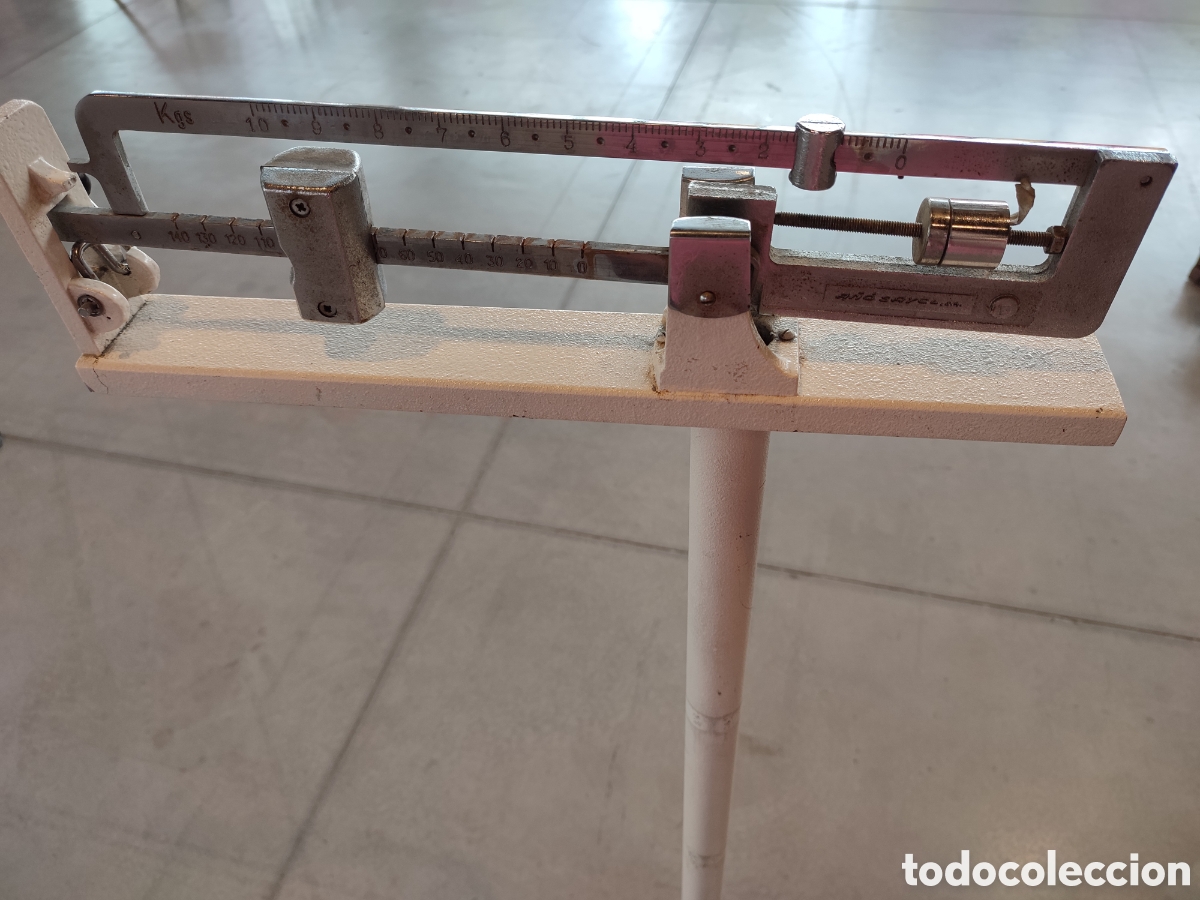 Antig&uuml;edades: B&Aacute;SCULA DE FARMACIA RESTAURADA Y CALIBRADA - Foto 7