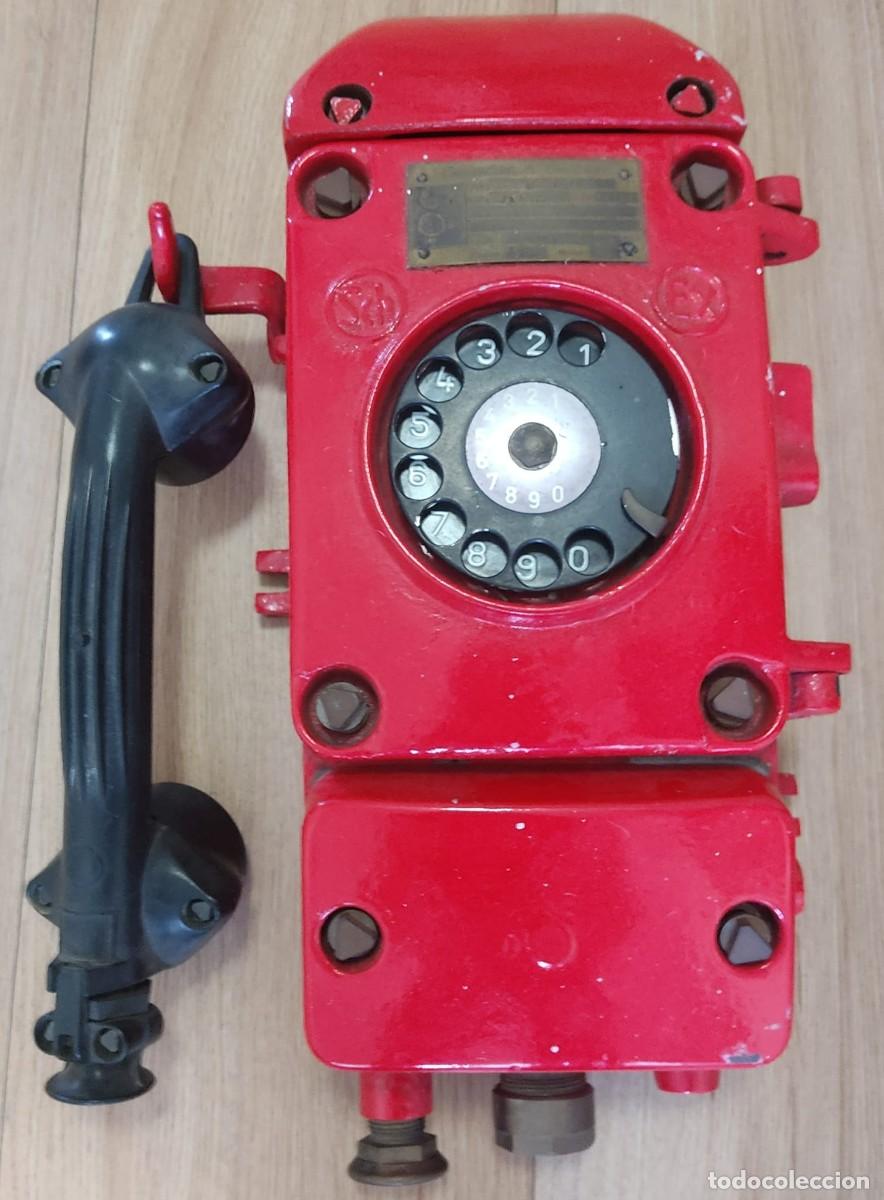 Tel&eacute;fonos: Tel&eacute;fono ATEX Antideflagrante TELEFONICA 1978 - Foto 1