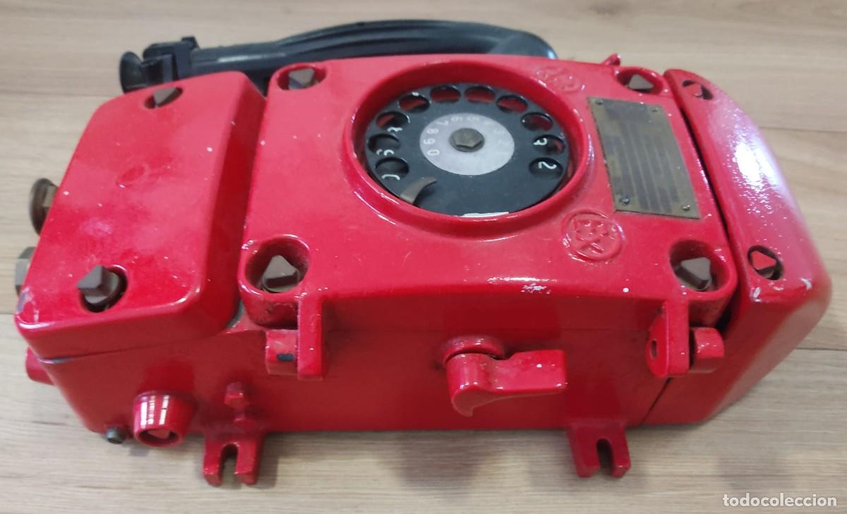 Tel&eacute;fonos: Tel&eacute;fono ATEX Antideflagrante TELEFONICA 1978 - Foto 2