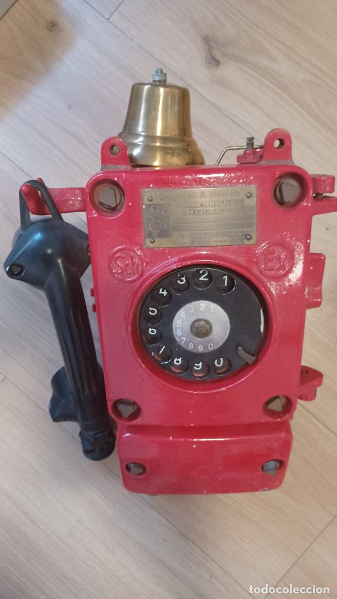 Tel&eacute;fonos: Tel&eacute;fono ATEX Antideflagrante TELEFONICA 1978 - Foto 5