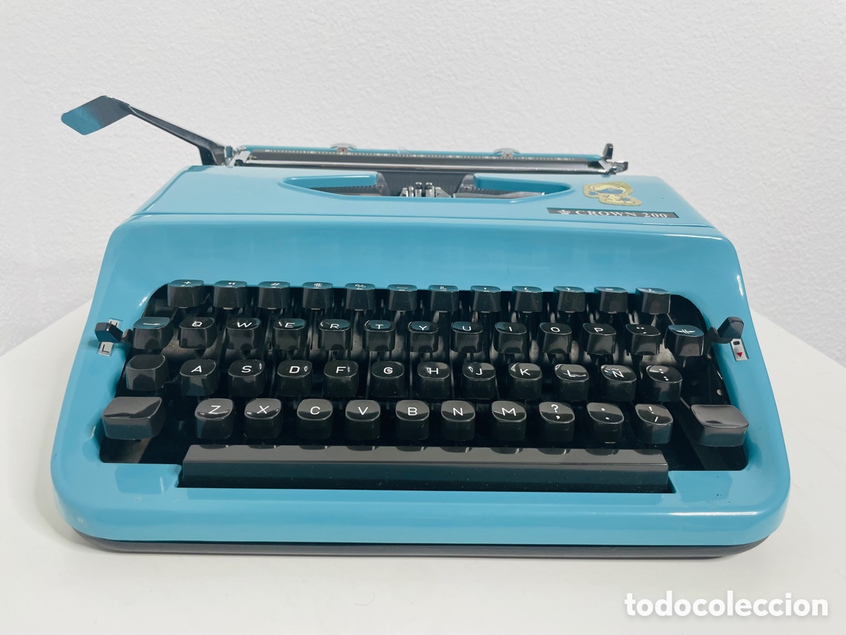 Antig&uuml;edades: Crown 200 Blue Smurf Typewriter Japan - Foto 6