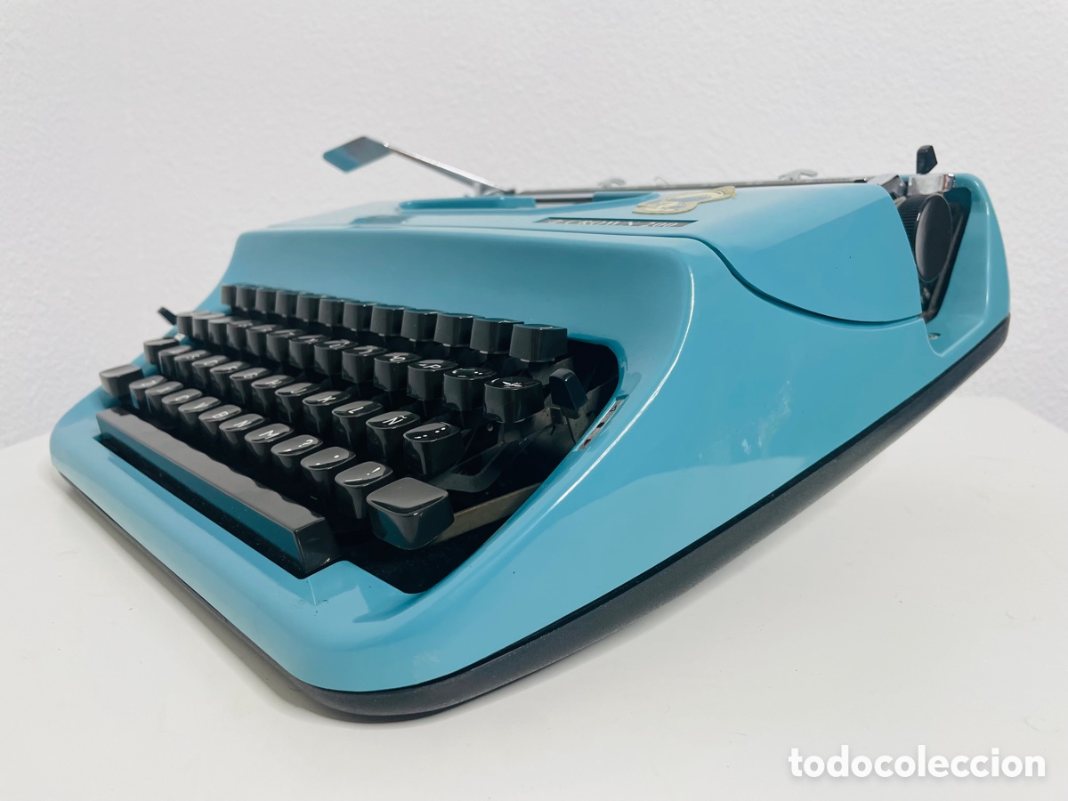Antig&uuml;edades: Crown 200 Blue Smurf Typewriter Japan - Foto 7