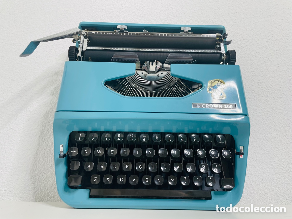 Antig&uuml;edades: Crown 200 Blue Smurf Typewriter Japan - Foto 16