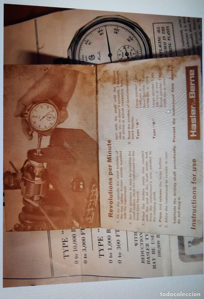 Antig&uuml;edades: Tac&oacute;metro suizo Hasler - Bern - Foto 12