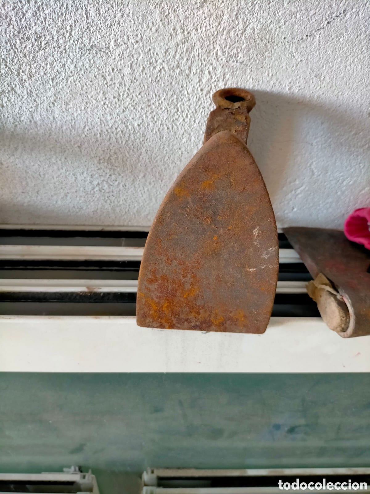 Antig&uuml;edades: LOTE 5 PLANCHAS DE HIERRO JJ - Foto 9