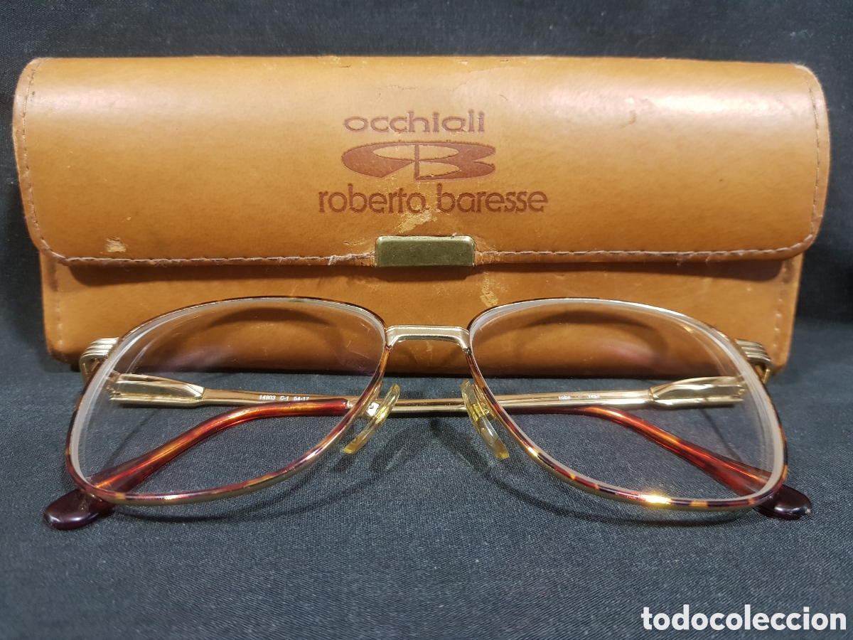 Antig&uuml;edades: GAFAS ROBERTO BARESSE + FUNDA - Foto 1
