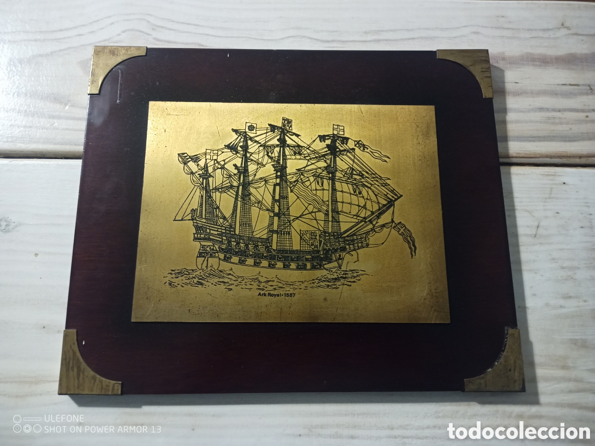 Antig&uuml;edades: Cuadro n&aacute;utico nav&iacute;o Royal Oak - Foto 1