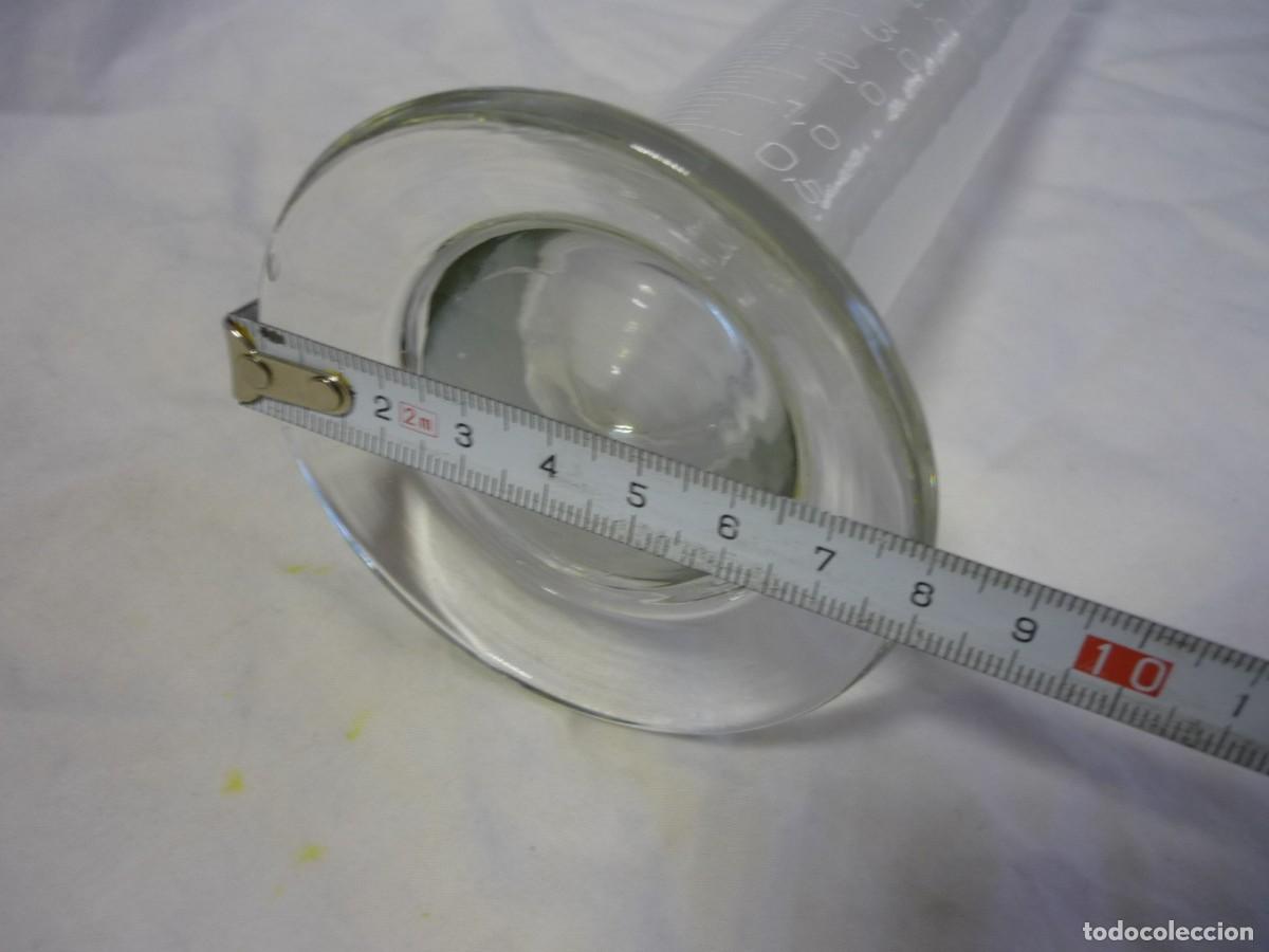 Antig&uuml;edades: Probeta de vidrio de laboratorio 10 mm - Foto 9