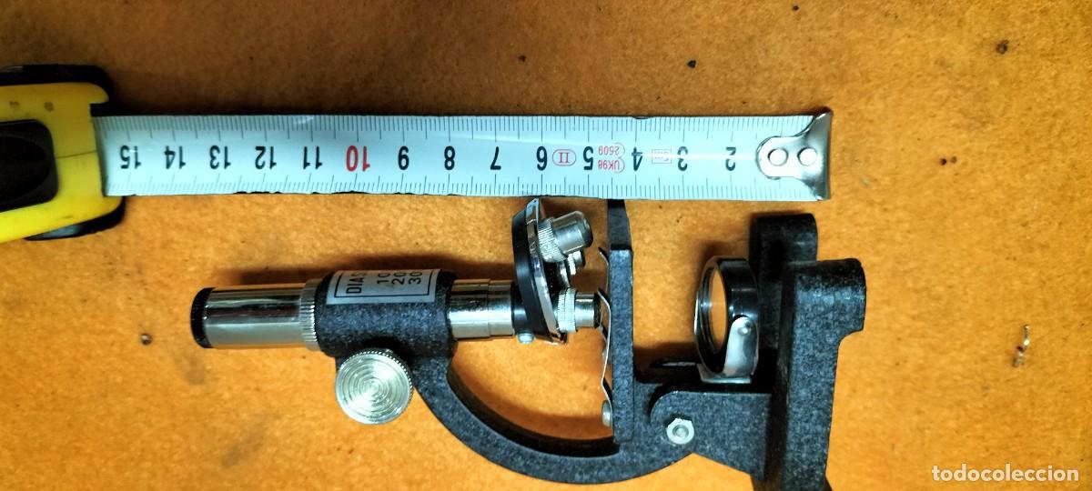 Antig&uuml;edades: microscopio mini 13 cm - Foto 4
