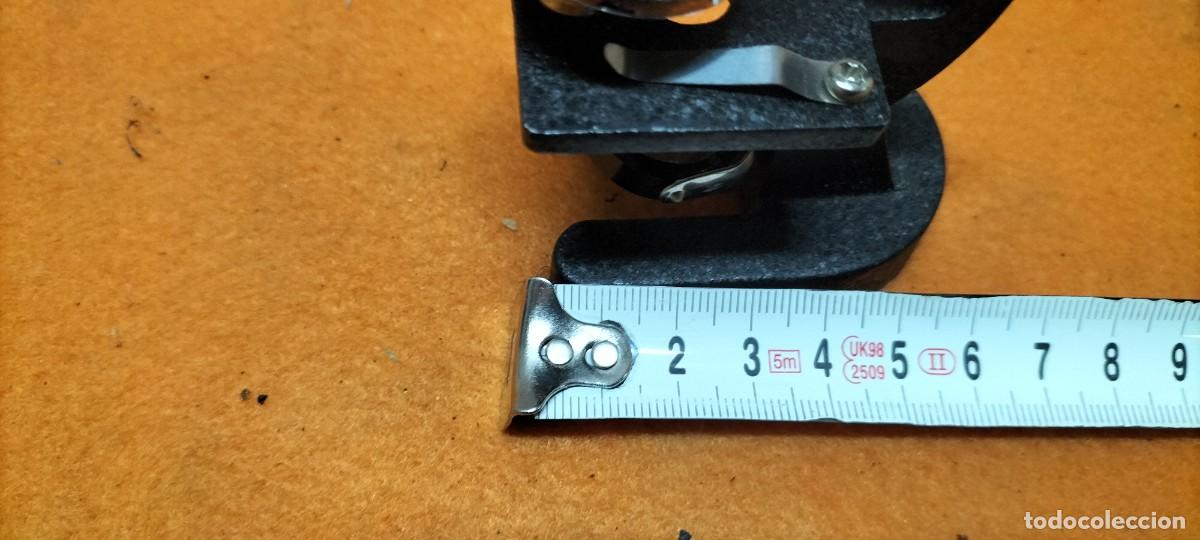 Antig&uuml;edades: microscopio mini 13 cm - Foto 6