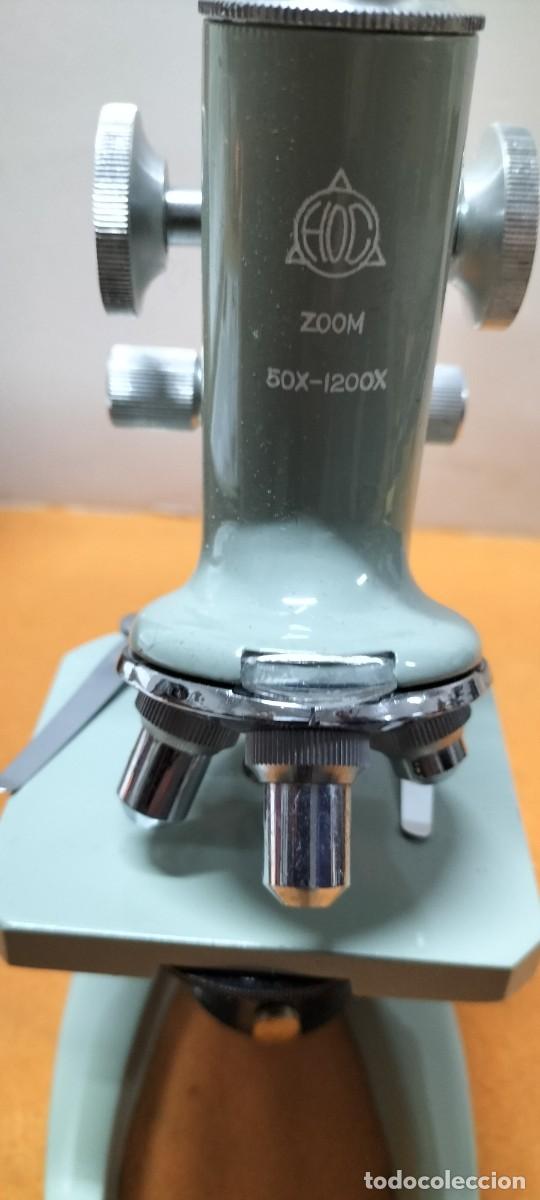 Antig&uuml;edades: microscopio hoc 50 x 1200 japon&eacute;s - Foto 7