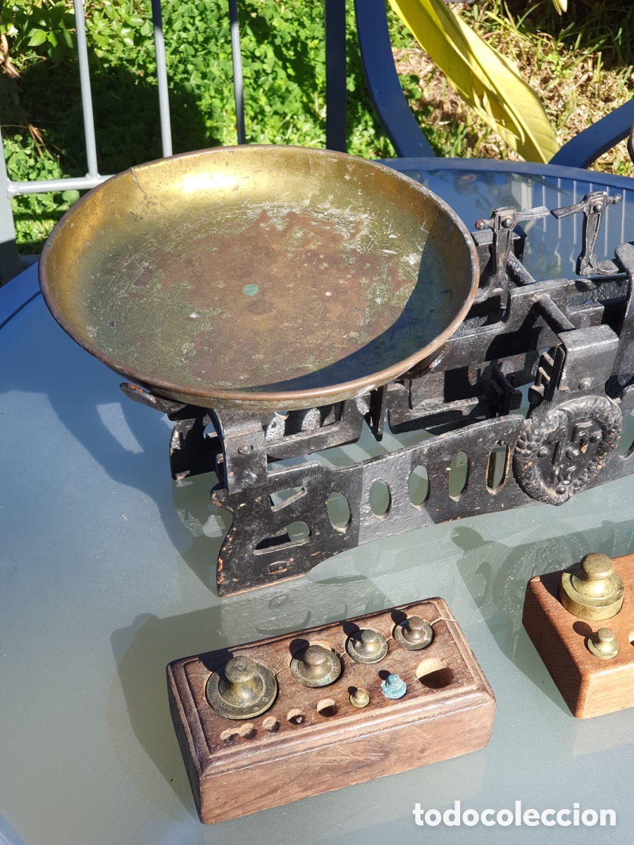 Antig&uuml;edades: B&Aacute;SCULA ANTIG&Uuml;A 15 KG. - Foto 13