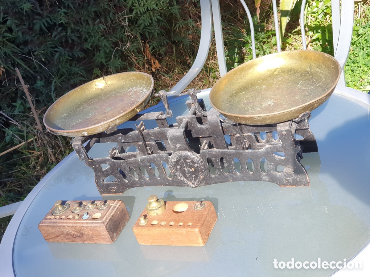 Antig&uuml;edades: B&Aacute;SCULA ANTIG&Uuml;A 15 KG. - Foto 15