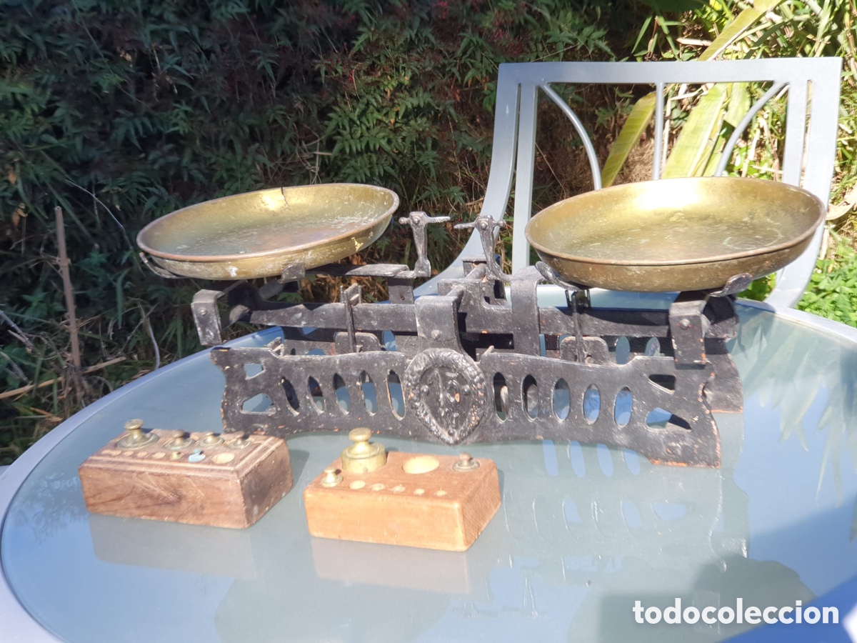 Antig&uuml;edades: B&Aacute;SCULA ANTIG&Uuml;A 15 KG. - Foto 16