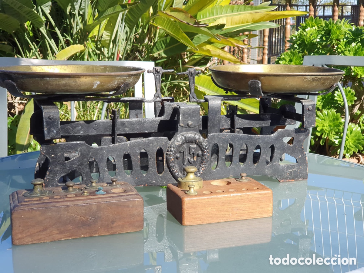 Antig&uuml;edades: B&Aacute;SCULA ANTIG&Uuml;A 15 KG. - Foto 21
