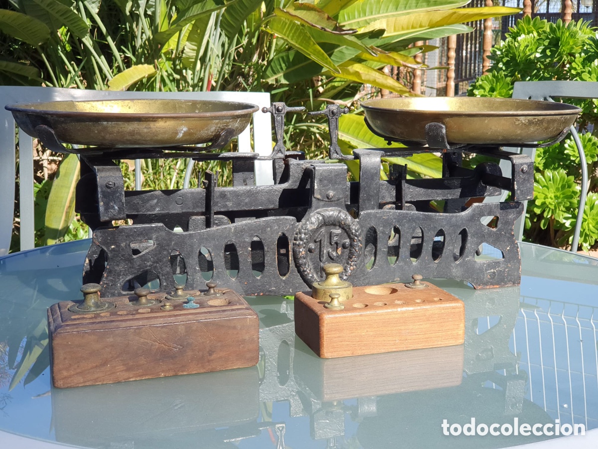 Antig&uuml;edades: B&Aacute;SCULA ANTIG&Uuml;A 15 KG. - Foto 22