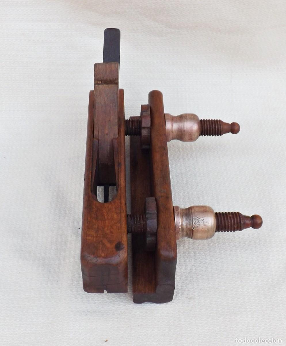 Antig&uuml;edades: ANTIGUO CEPILLO ACANALADOR DE CARPINTERO - Foto 5