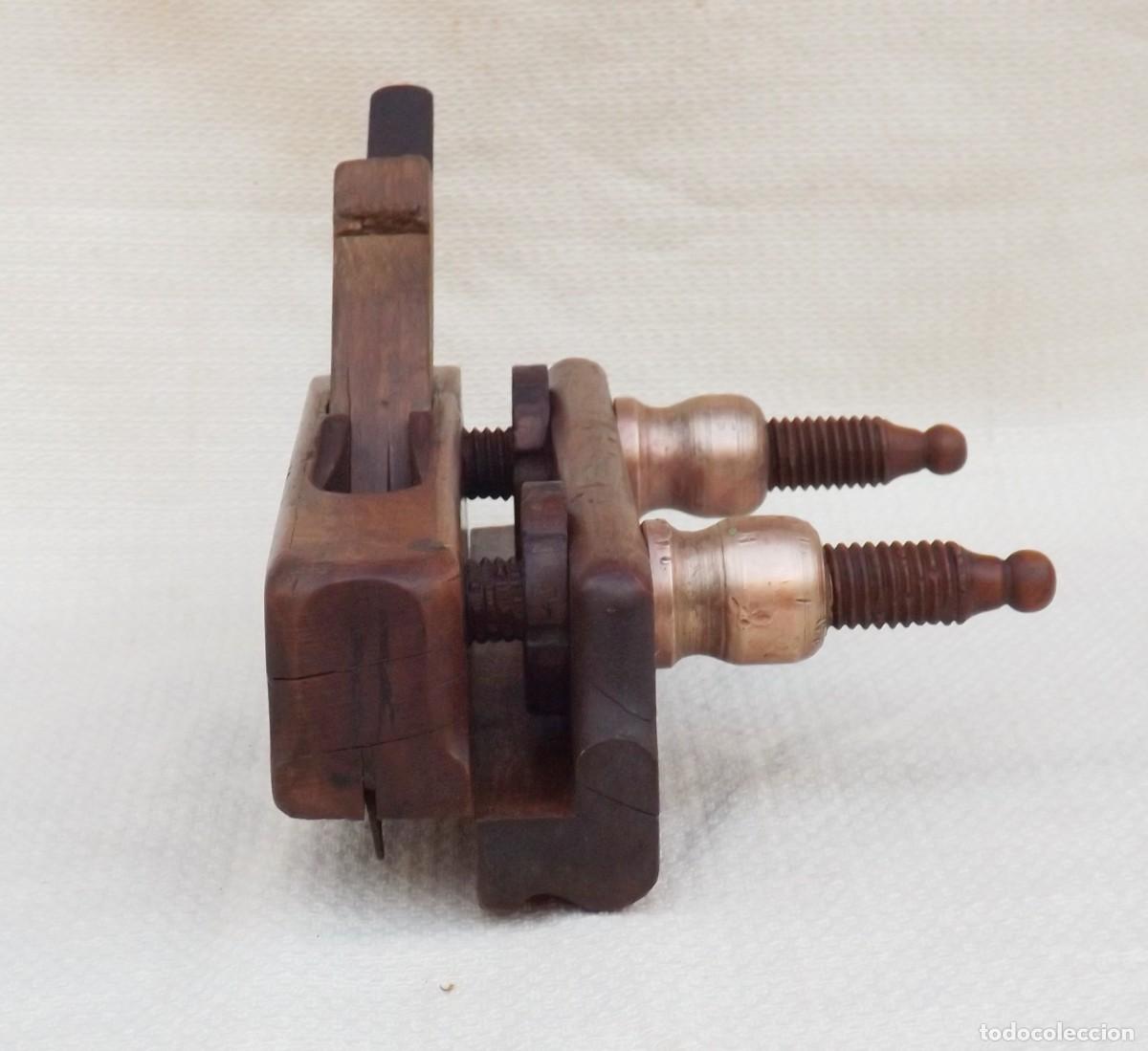 Antig&uuml;edades: ANTIGUO CEPILLO ACANALADOR DE CARPINTERO - Foto 6