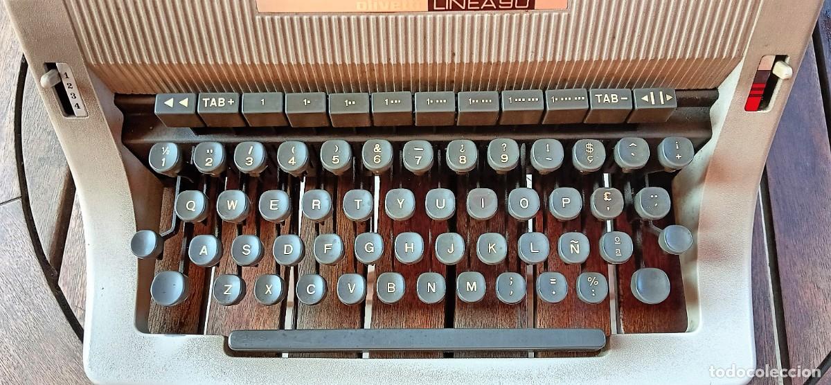 Antig&uuml;edades: M&Aacute;QUINA DE ESCRIBIR OLIVETTI L&Iacute;NEA 90 - Foto 3