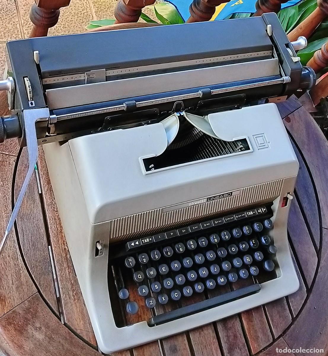 Antig&uuml;edades: M&Aacute;QUINA DE ESCRIBIR OLIVETTI L&Iacute;NEA 90 - Foto 4