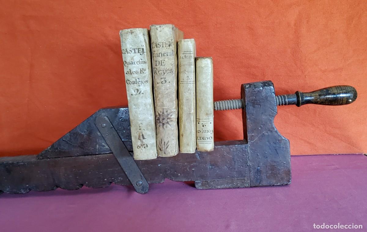 Antig&uuml;edades: ANTIGUO GATO DE CARPINTERO DE MADERA - Foto 14