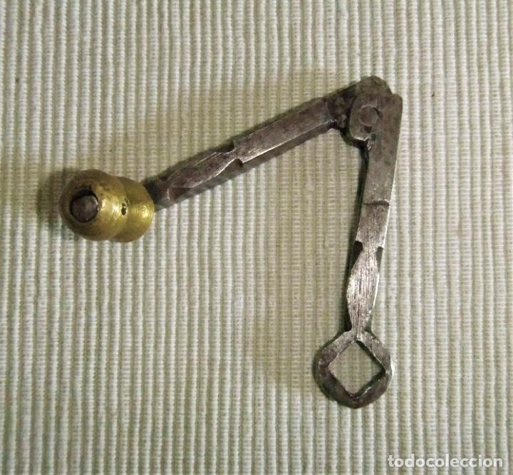 Antig&uuml;edades: ANTIGUA LLAVE DE MOLINILLO OTOMANO DE HIERRO Y BRONCE - Foto 5