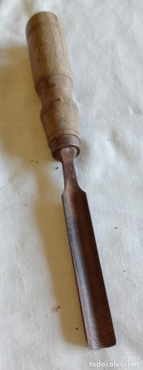 Antig&uuml;edades: GUBIA PARA TALLAR LA MADERA, 2 CM DE ANCHO - Foto 1