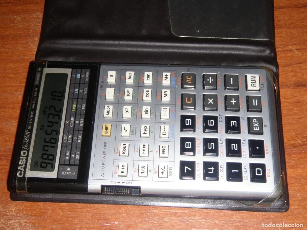 Antig&uuml;edades: CALCULADORA CASIO FX-3800P FUNCIONANDO PERFECTAMENTE - Foto 3
