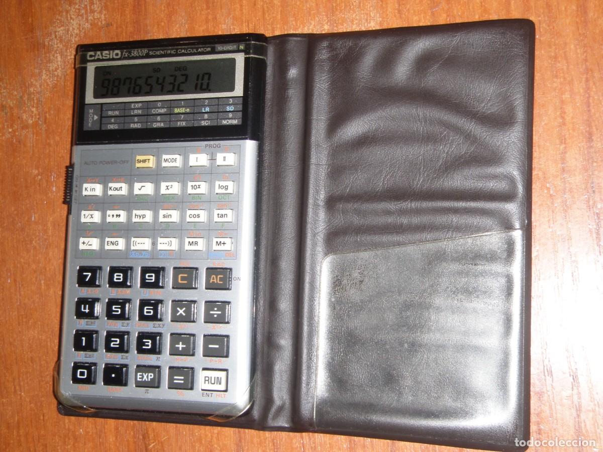 Antig&uuml;edades: CALCULADORA CASIO FX-3800P FUNCIONANDO PERFECTAMENTE - Foto 4