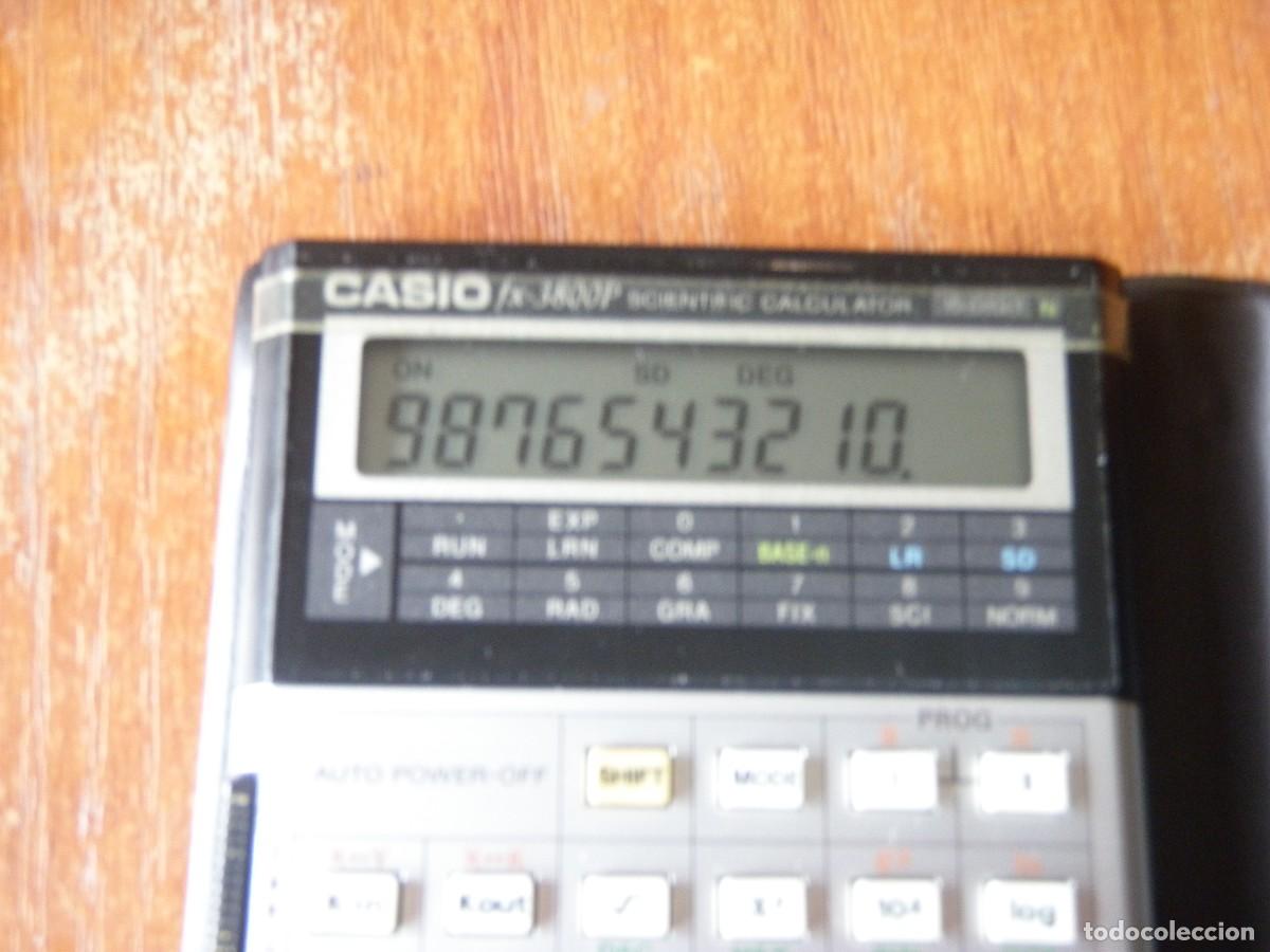 Antig&uuml;edades: CALCULADORA CASIO FX-3800P FUNCIONANDO PERFECTAMENTE - Foto 5