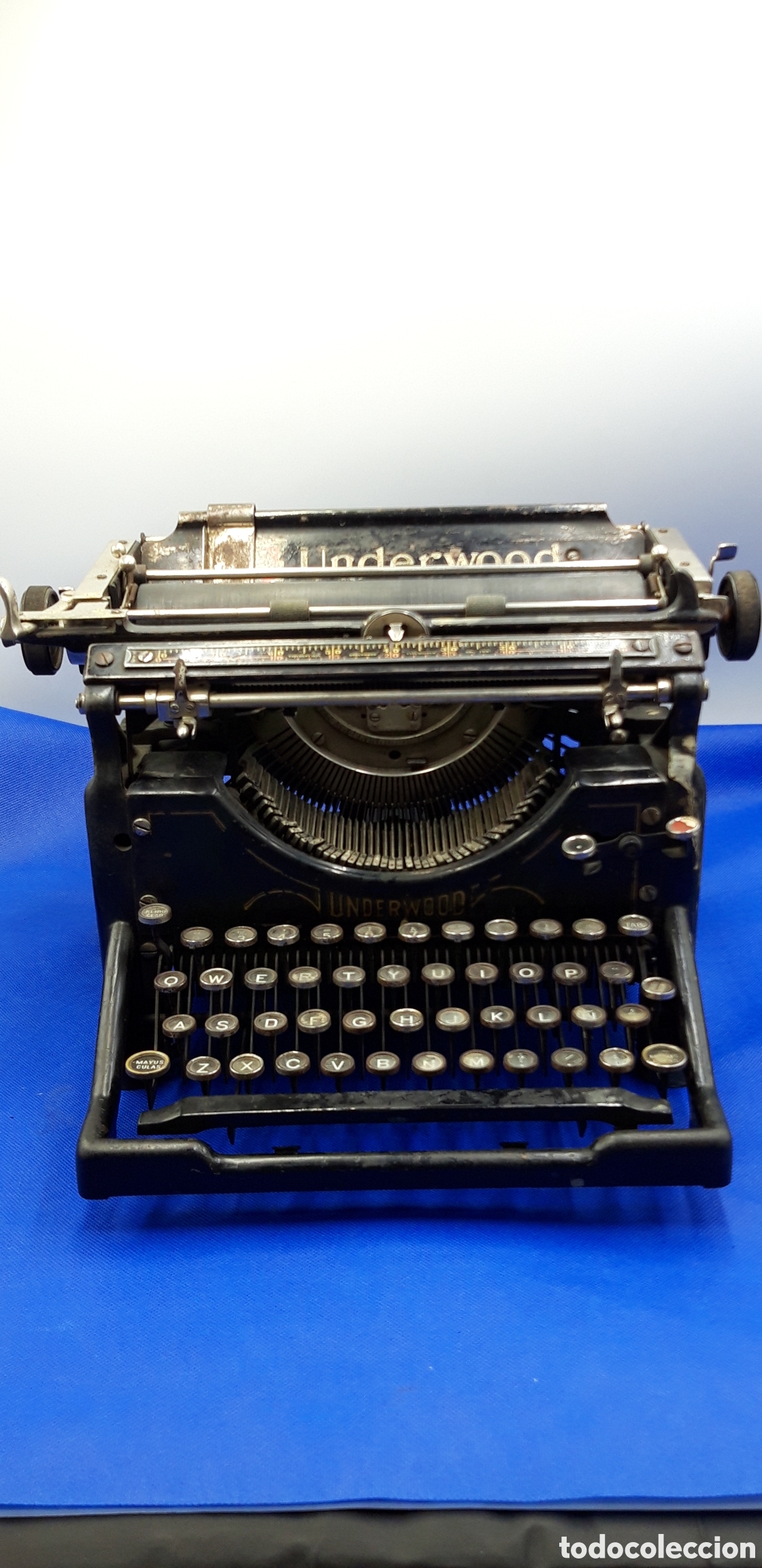 Antig&uuml;edades: M&aacute;quina de escribir Underwood 5. - Foto 3