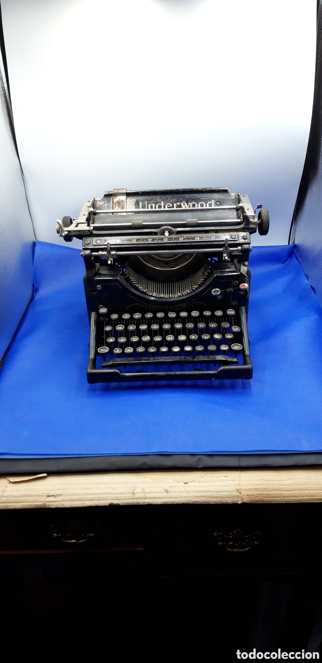 Antig&uuml;edades: M&aacute;quina de escribir Underwood 5. - Foto 6