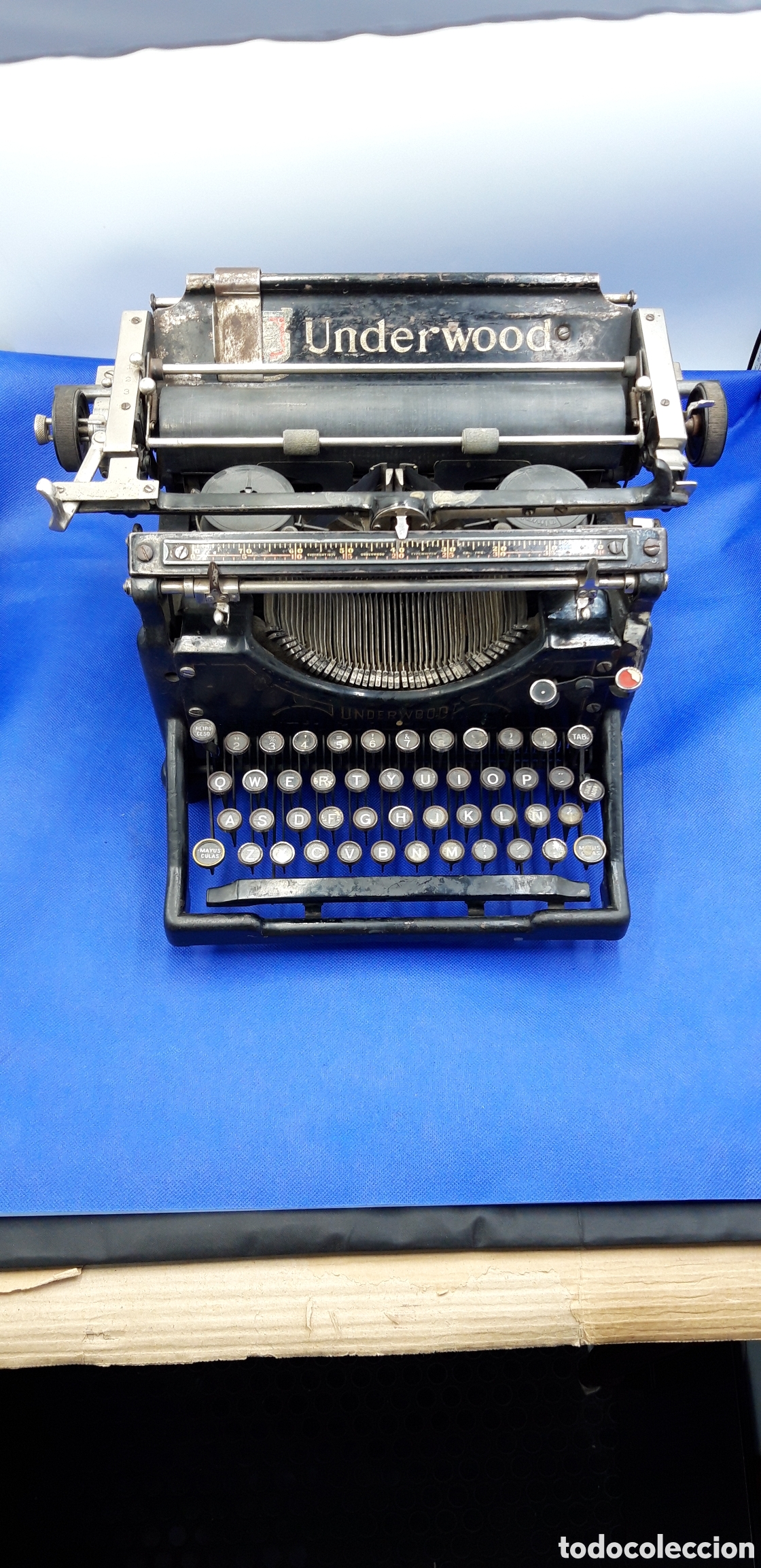 Antig&uuml;edades: M&aacute;quina de escribir Underwood 5. - Foto 1