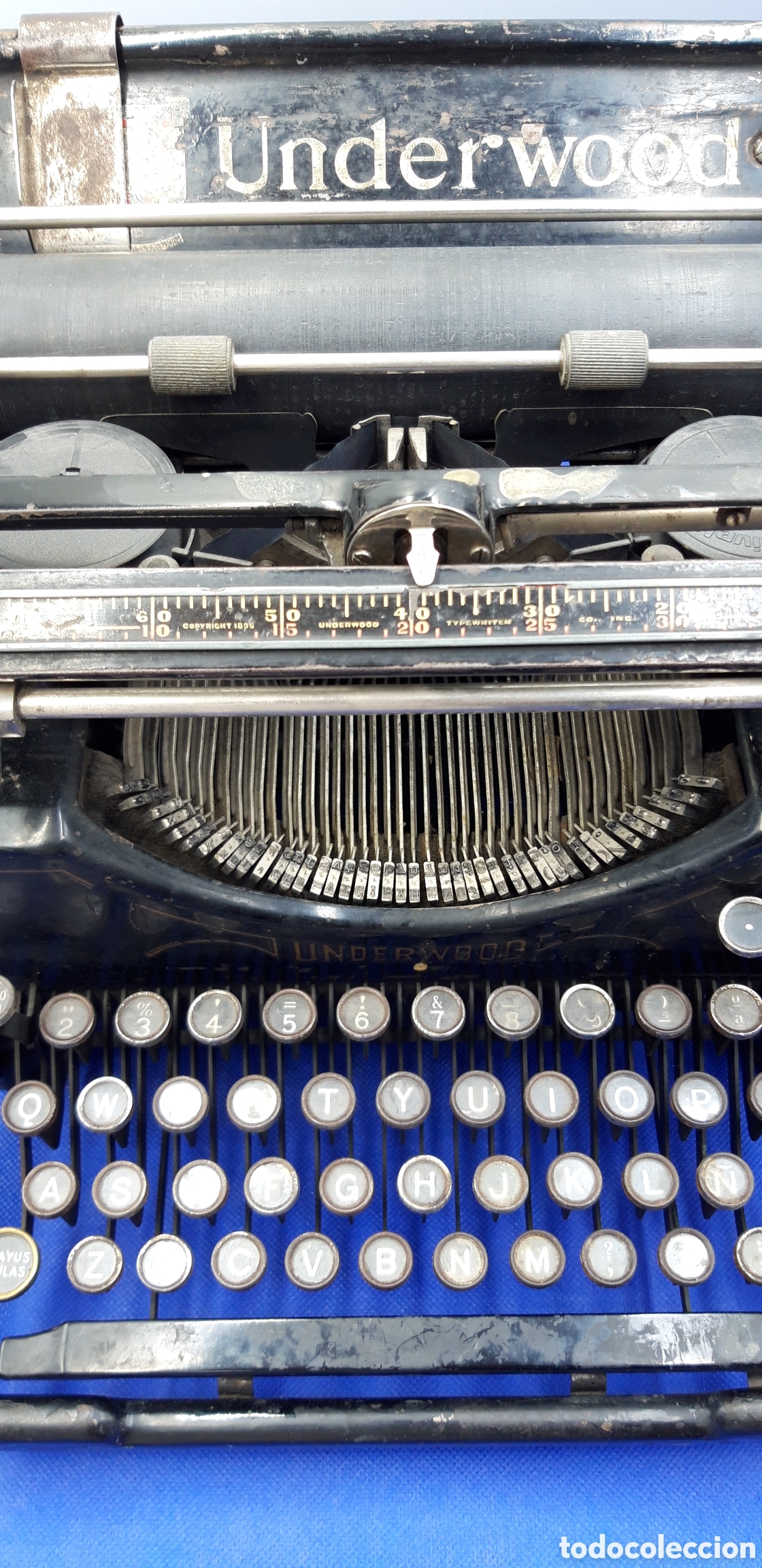 Antig&uuml;edades: M&aacute;quina de escribir Underwood 5. - Foto 7