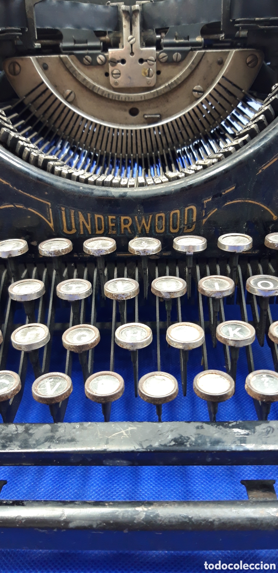 Antig&uuml;edades: M&aacute;quina de escribir Underwood 5. - Foto 8