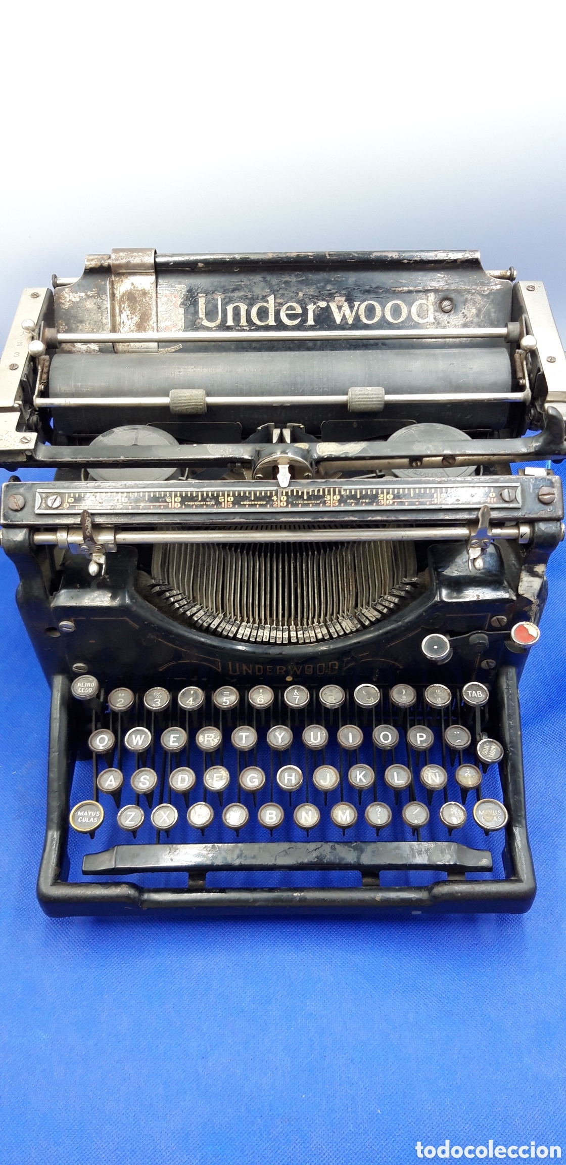 Antig&uuml;edades: M&aacute;quina de escribir Underwood 5. - Foto 2