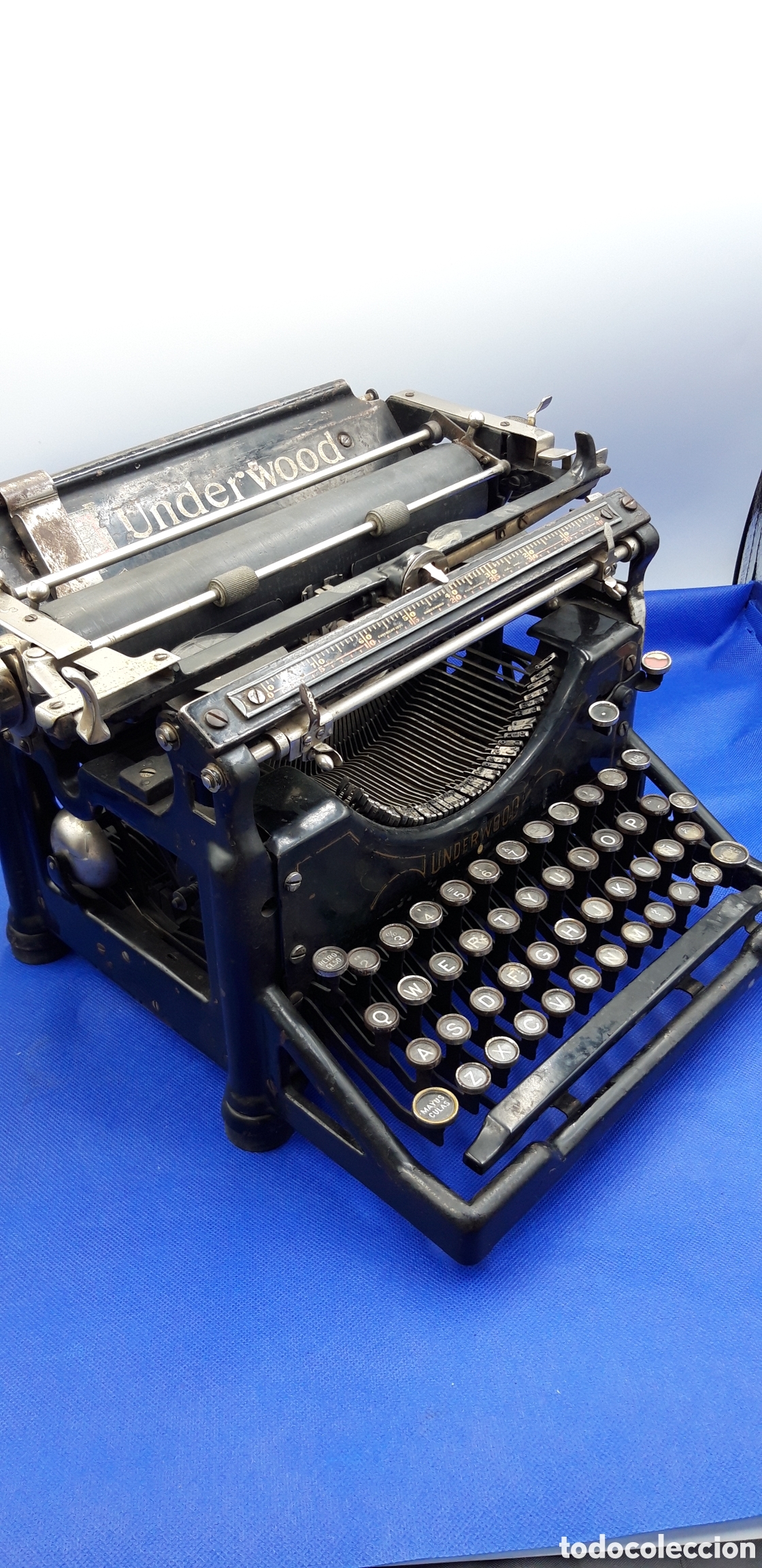 Antig&uuml;edades: M&aacute;quina de escribir Underwood 5. - Foto 4
