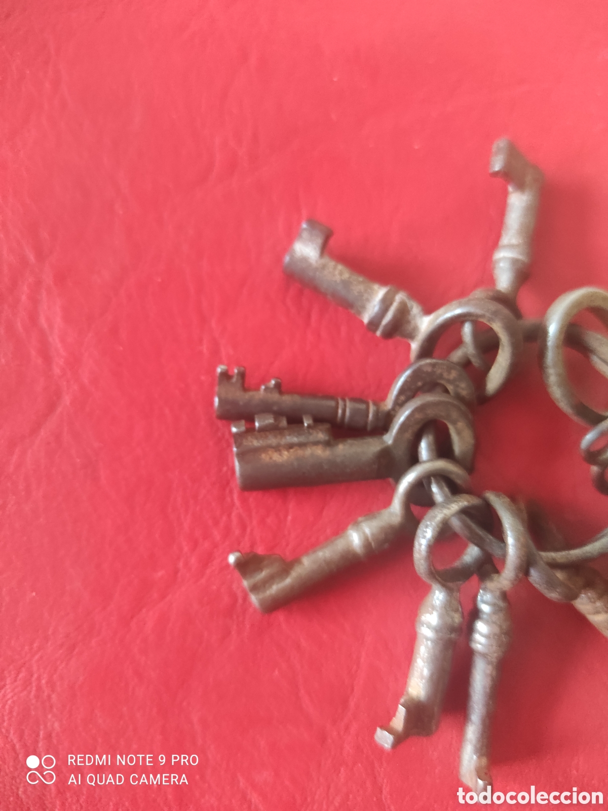 Antig&uuml;edades: Lote de 11 mini llaves antiguas en forja - Foto 2