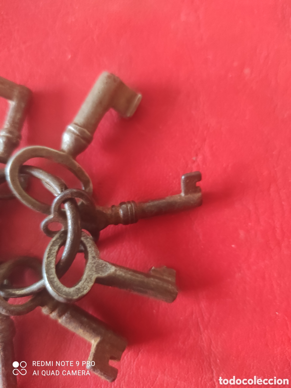 Antig&uuml;edades: Lote de 11 mini llaves antiguas en forja - Foto 3
